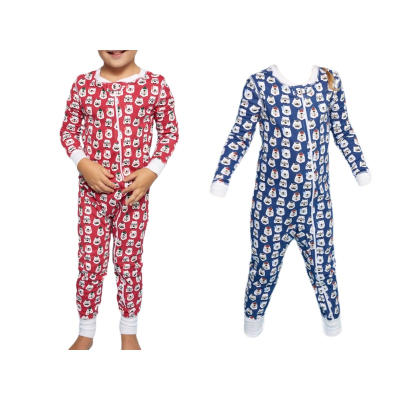 ROBERTA ROLLER RABBIT Infant Bearry Holidays Ludo Pajamas $75 NEW 4 Years Red