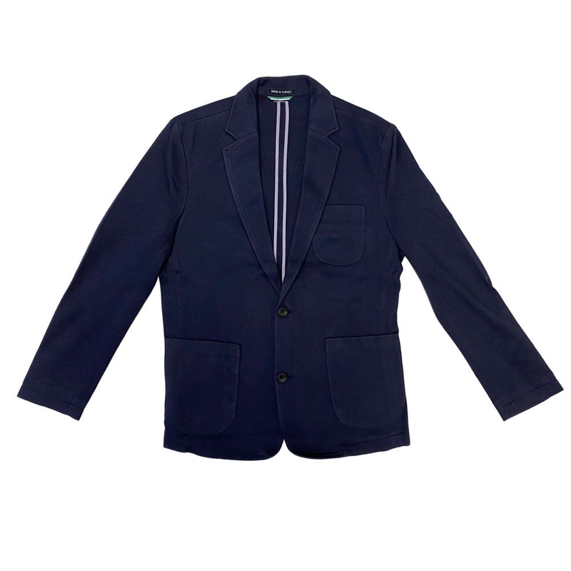 BOAST Men’s Navy Two-Button Knit Blazer $125 NEW Medium Boast Navy