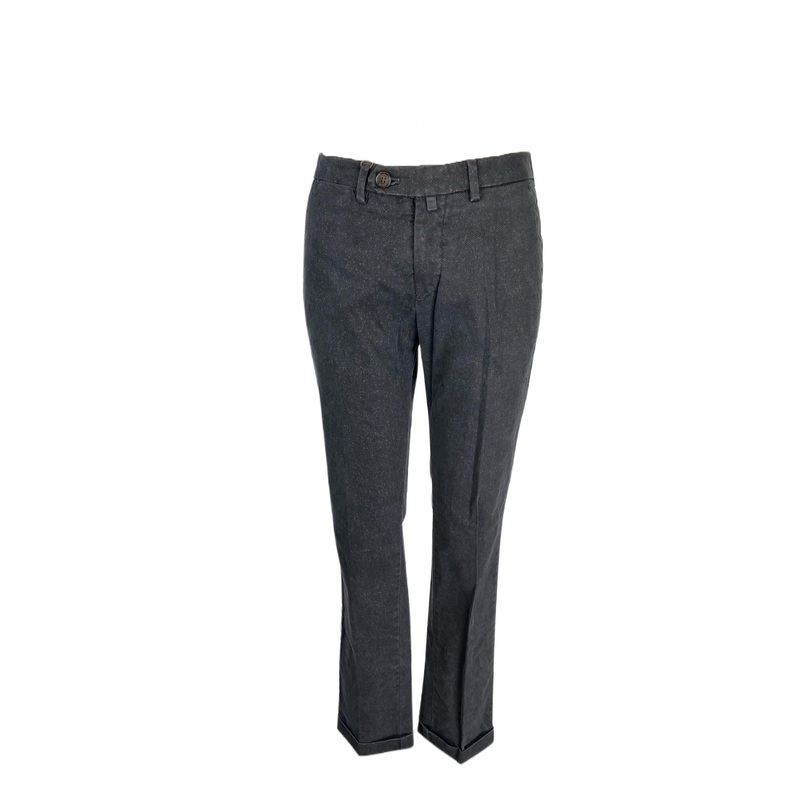 SETTECENTO Settecento Men’s Faded Black Printed Straight Leg Chinos Pants Sz 31 NWT 31 black