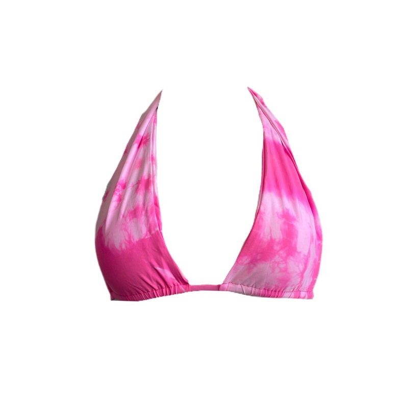 Frankies Women’s Tie Die Pink Jordan Swim Top Size S NWT Small Tie Die Pink