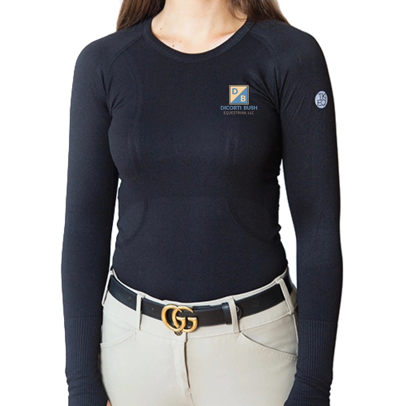 DiCorti Bush Women’s TKEQ ‘Kennedy’ Seamless Long Sleeve Black XS/S
