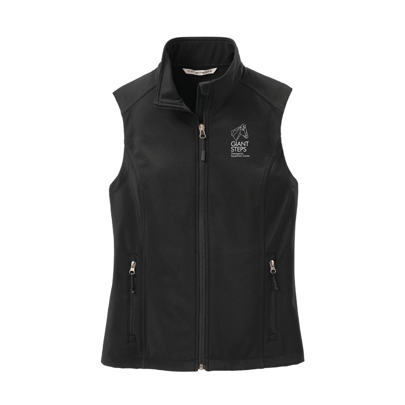 Giant Steps Women’s Port Authority Core Soft Shell Vest Black XS