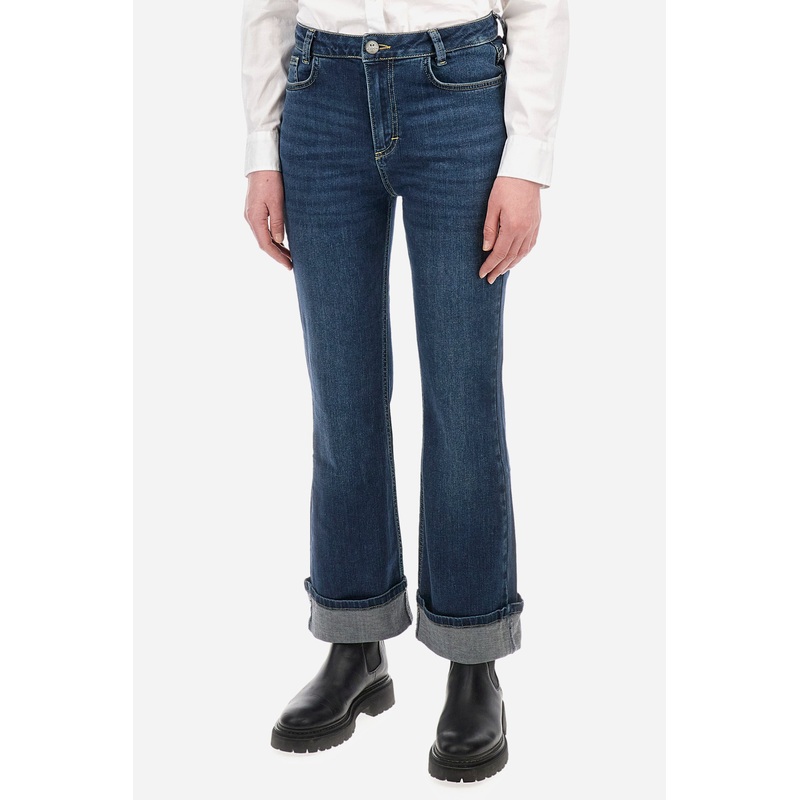 Ausgestellte 5-Pocket-Jeans aus Stretch-Baumwolle, Regular Fit  Zona Medium Indigo Denim 26
