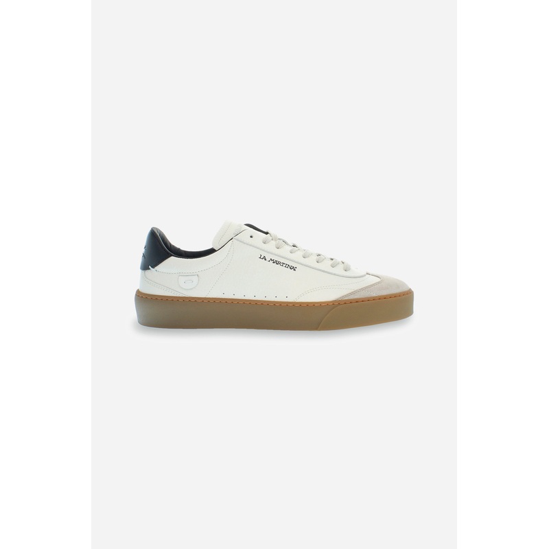 Herren-Sneaker aus Veloursleder TAUPE/OFF WHITE 39