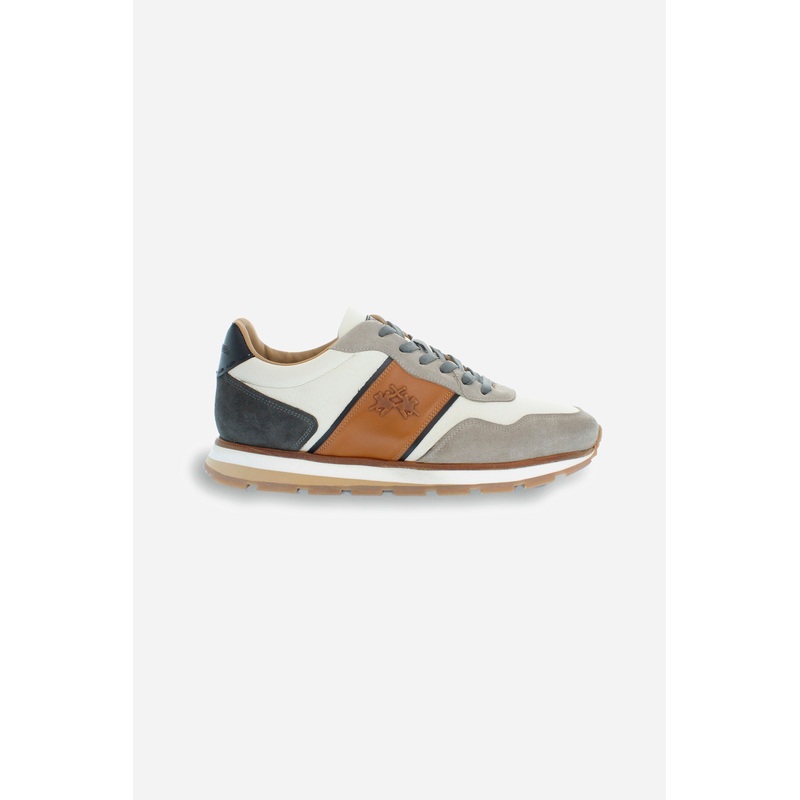 Herren-Sneaker aus Wildleder – San Telmo TAUPE/OFF WHITE 39
