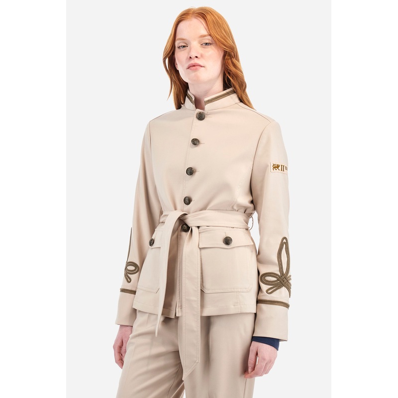 Guards-Jacke aus Synthetikgewebe, Regular Fit  Zelma White Pepper 40