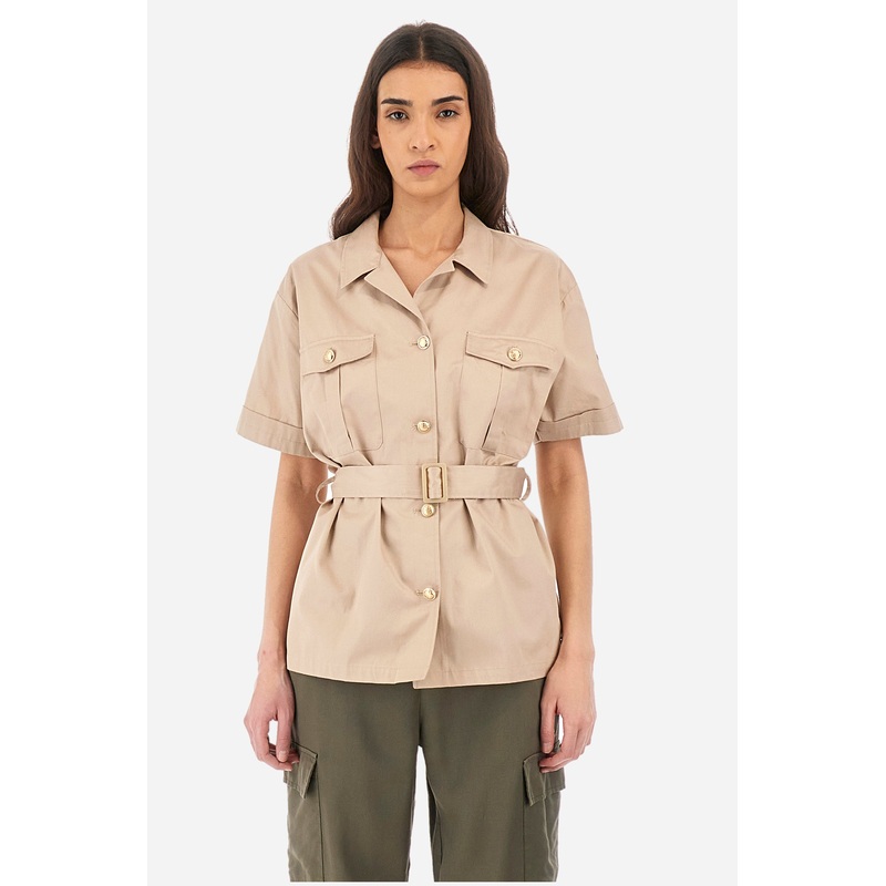 Kurzrmelige Jacke aus Baumwolle Regular Fit – Yesseca Tidal Foam 1
