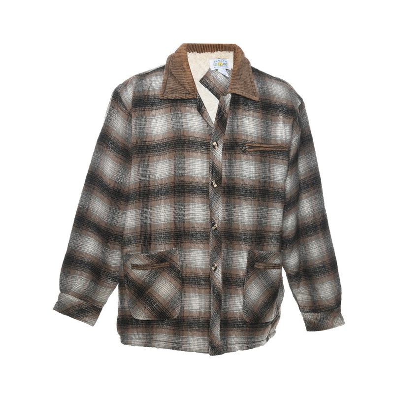 Plaid Coat – XL