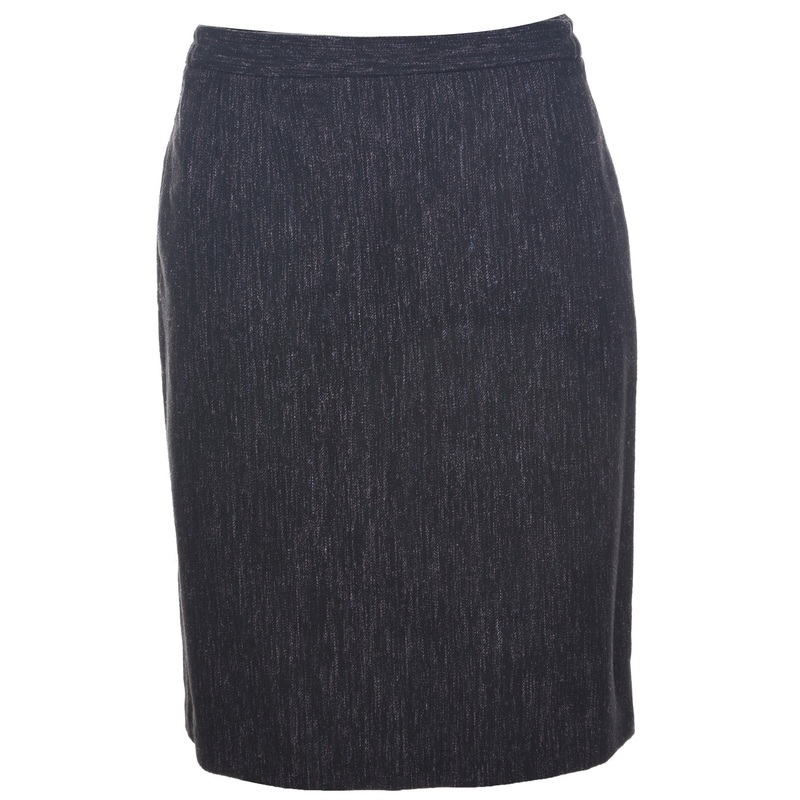 Black Midi Skirt – M
