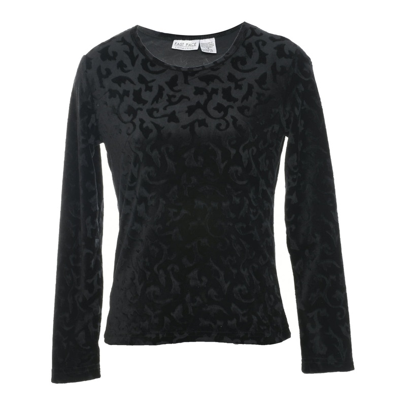 Black Evening Top – S