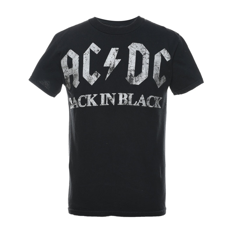 AC/DC Black Classic Band T-shirt – S