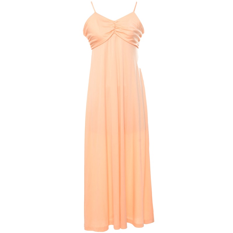 1970s Peach Maxi Dress – XS