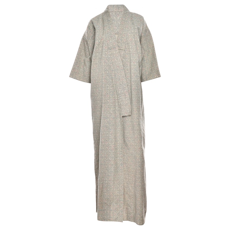 Ethnic Print Full Length Kimono – XL