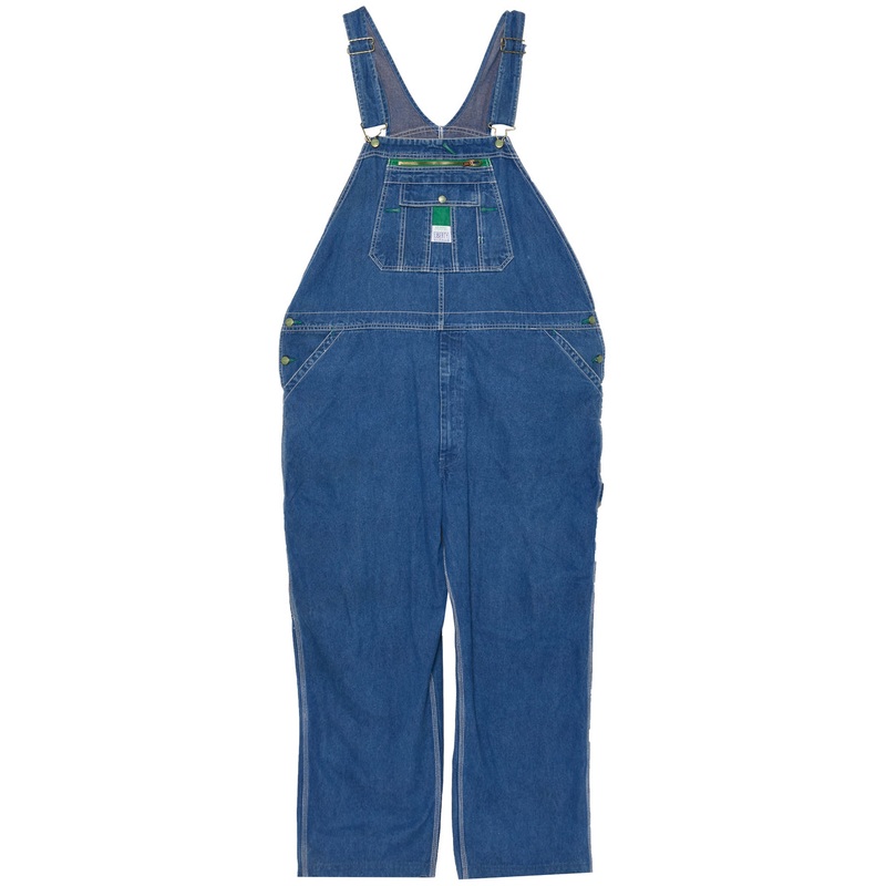 Medium Wash Dungaree Salopettes – XL