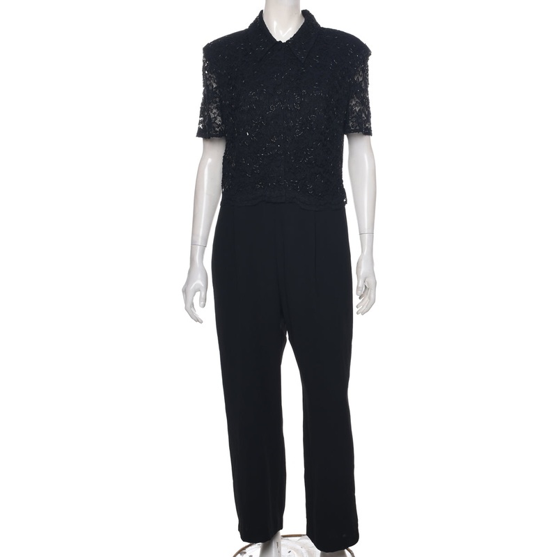 Beaded Jumpsuit – M