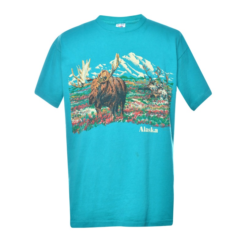 Alaska Wild Animal T-shirt – XL