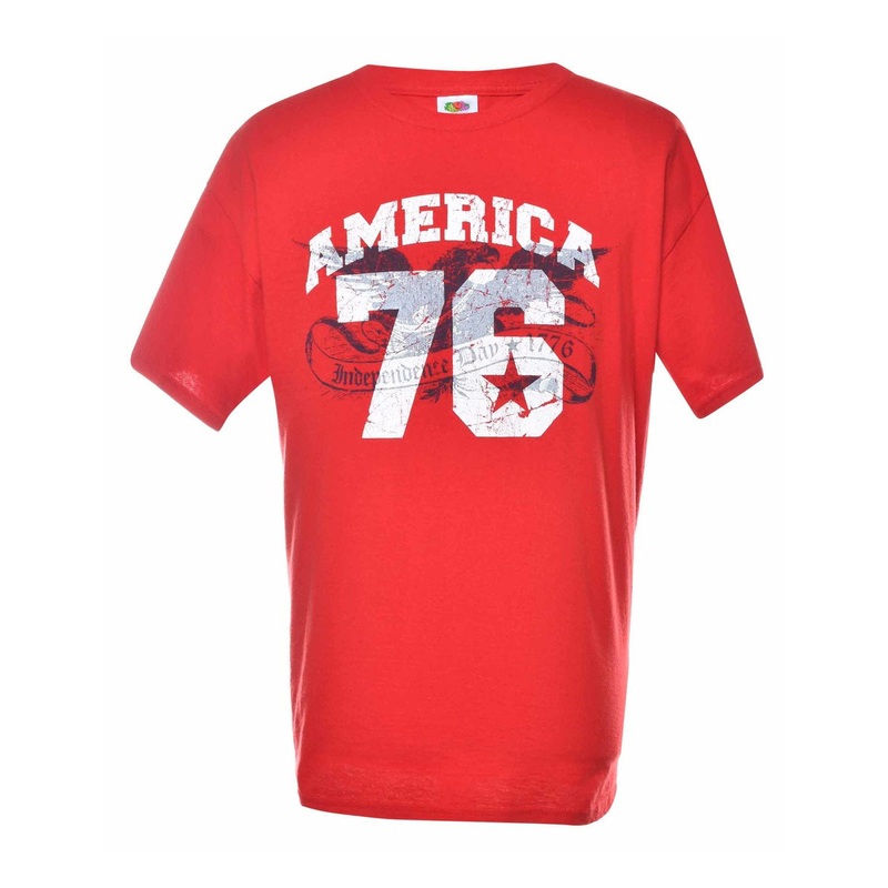 America 76 Printed T-shirt – XL