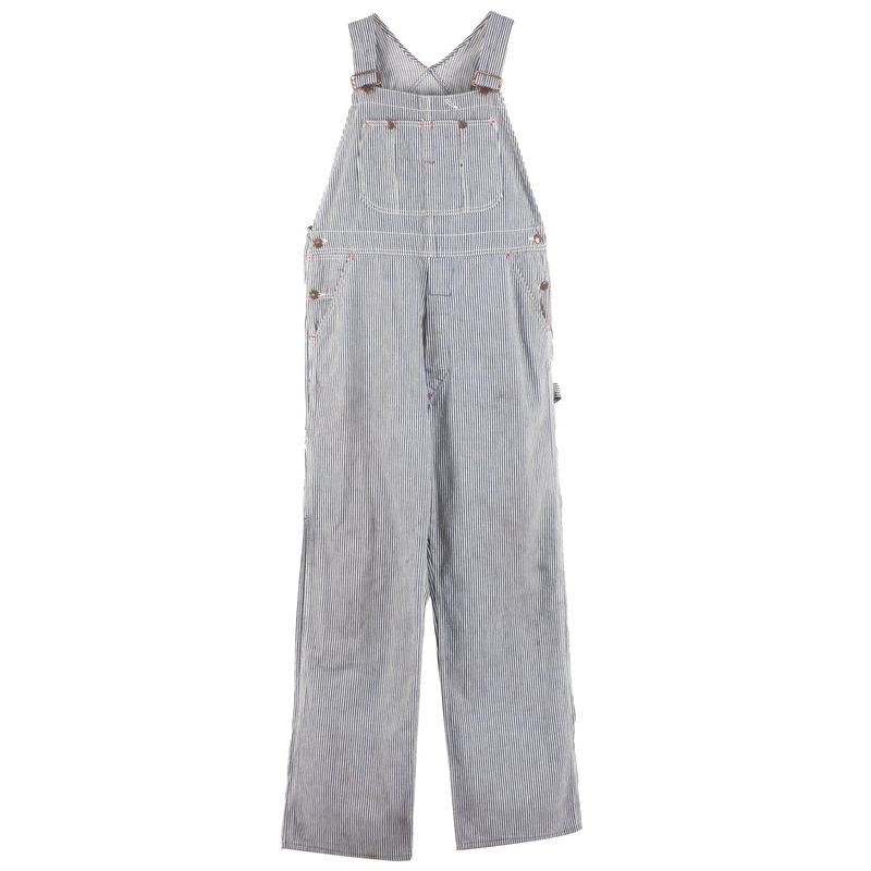 Big Mac Medium Wash Denim Salopettes – XXL