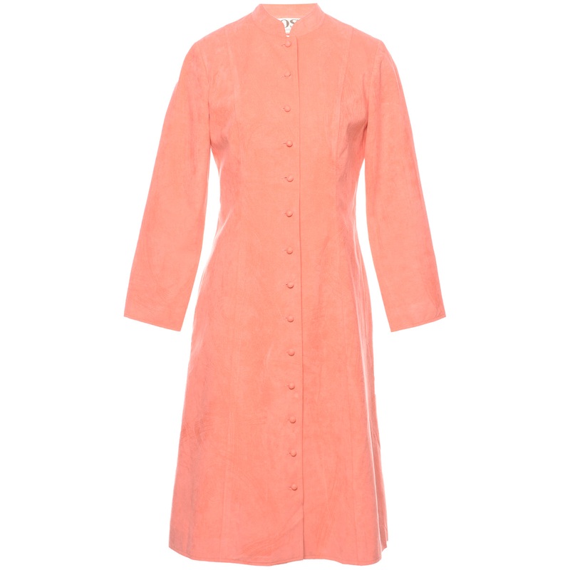1970s Salmon Pink Dress – M