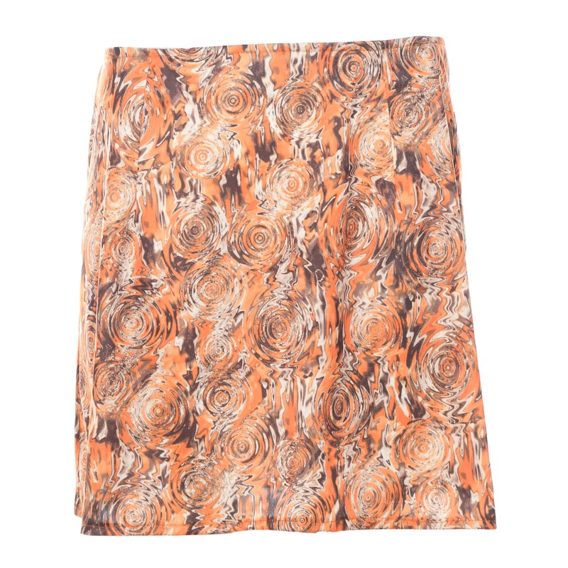 Abstract Print A-line Skirt – M