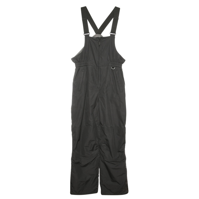Black Zip Front Salopettes – M