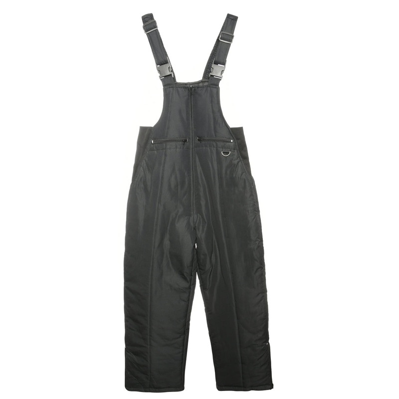 Black Zip Front Salopettes – S